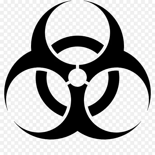 生物危险标志危险符号生物学符号