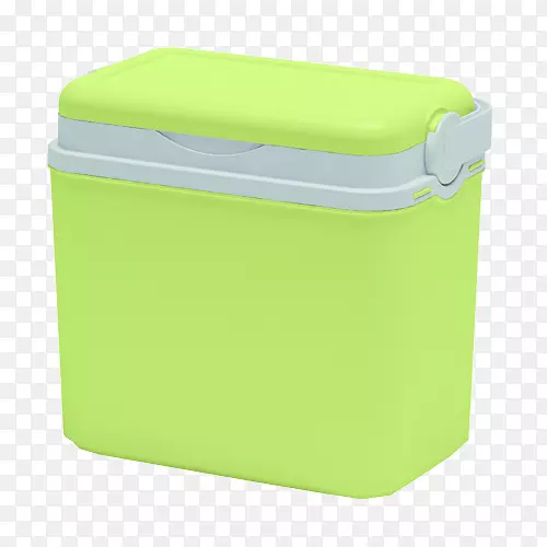 绿色冰箱野餐塑料冰箱