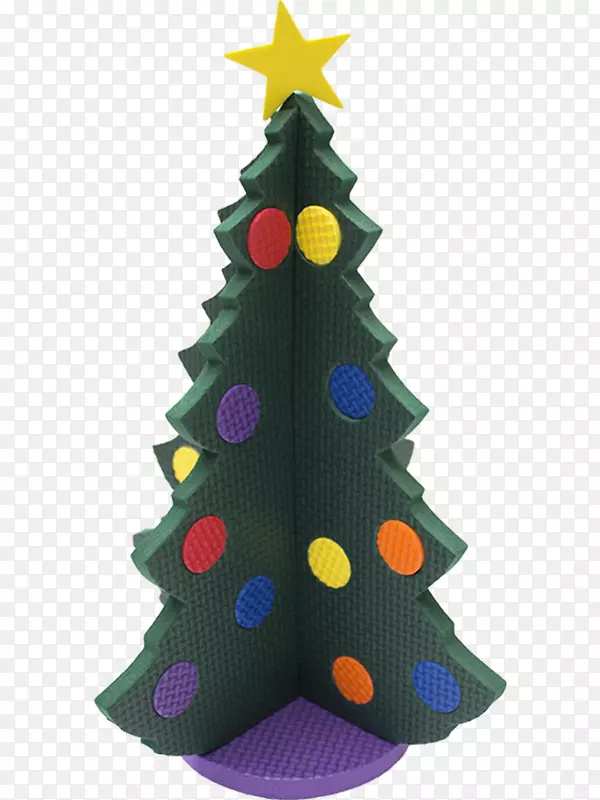 圣诞树材料做了CTIC字母云杉-圣诞树