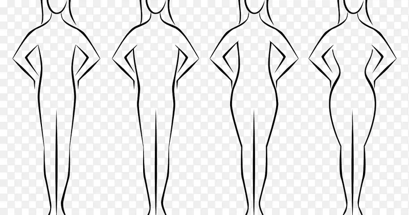 女性体型人体女性腰型
