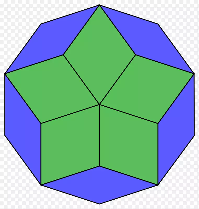 十角正多边形几何内角