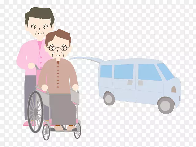 照顾者介助轮椅出租车-轮椅插图