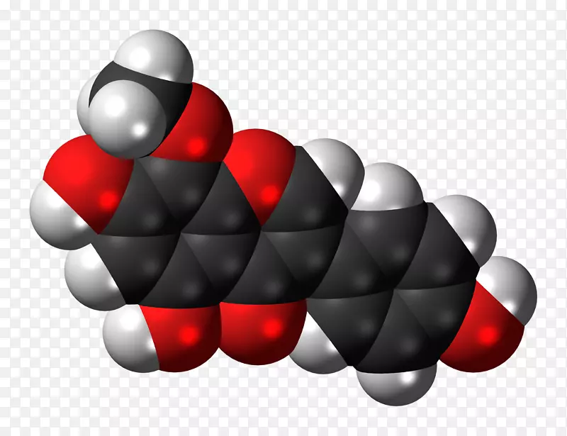 桌面壁纸化学化合物中的异黄酮生物粗隆-psi符号