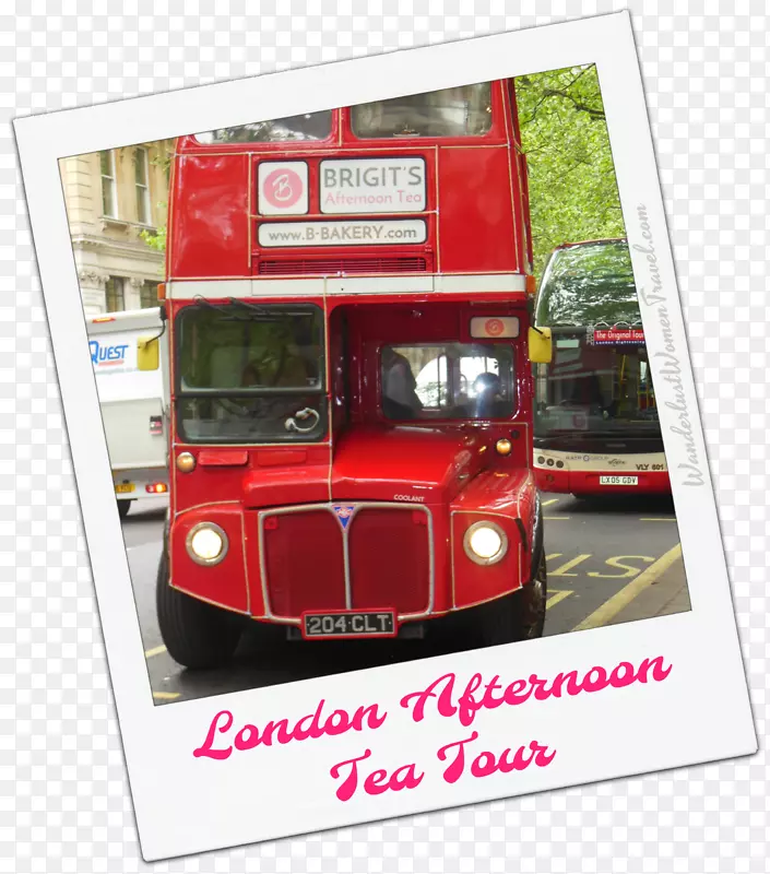 汽车运输广告双层巴士-伦敦茶