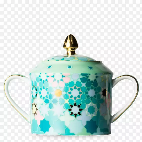 茶壶陶瓷盖糖盆