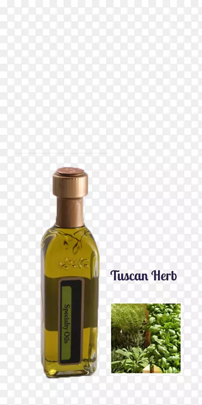 植物油，玻璃瓶，液体橄榄油.草药油