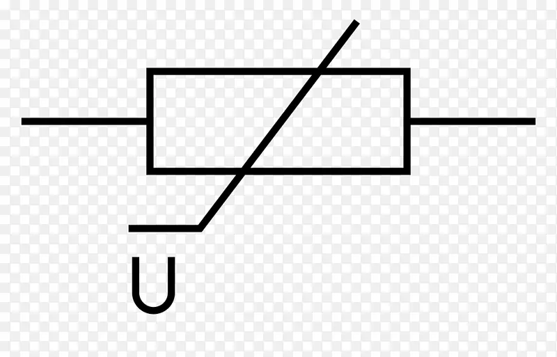 压敏电阻器电子符号电子电阻电导符号