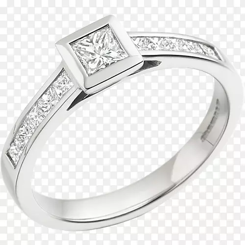结婚戒指银珠宝戒指