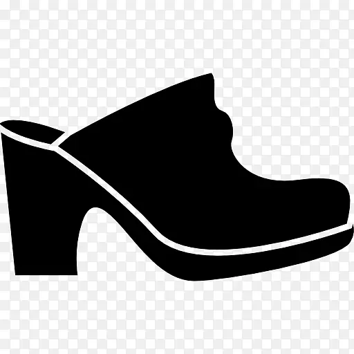 拖鞋高跟鞋骡子电脑图标平底鞋