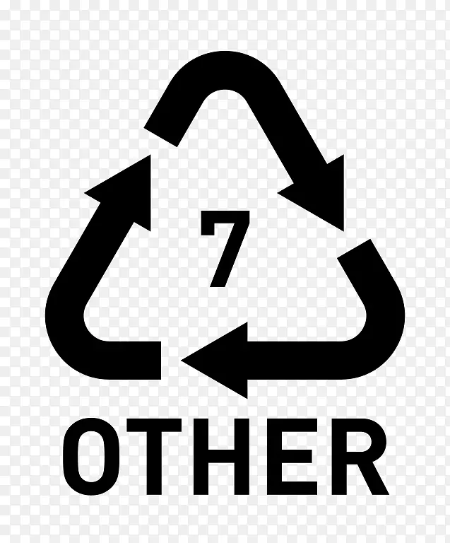 树脂识别代码回收符号标志塑料回收.树脂识别代码