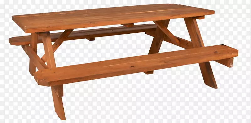 长凳长方形野餐桌