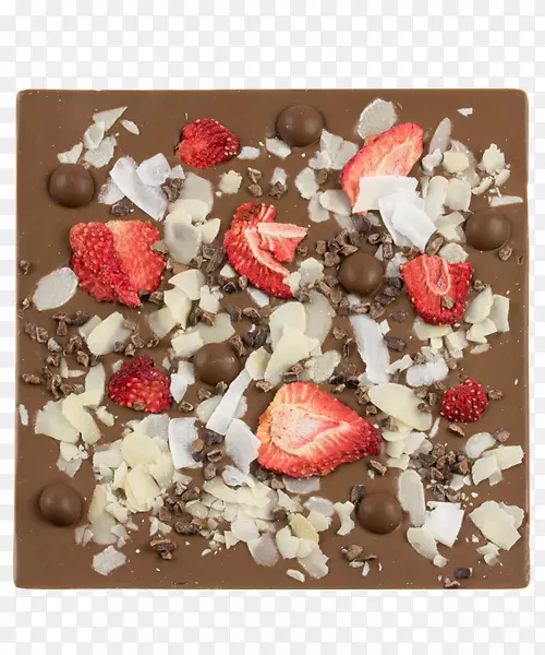 巧克力冻甜点超级食物草莓巧克力