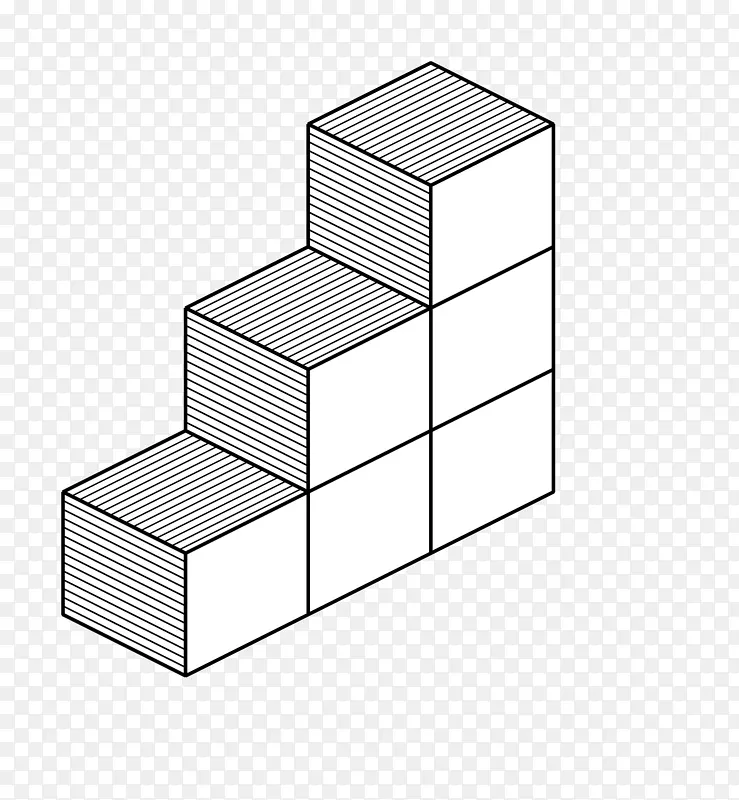 绘制立方体剪贴画-立方体