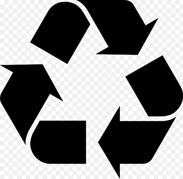 废纸回收符号回收箱标志回收符号