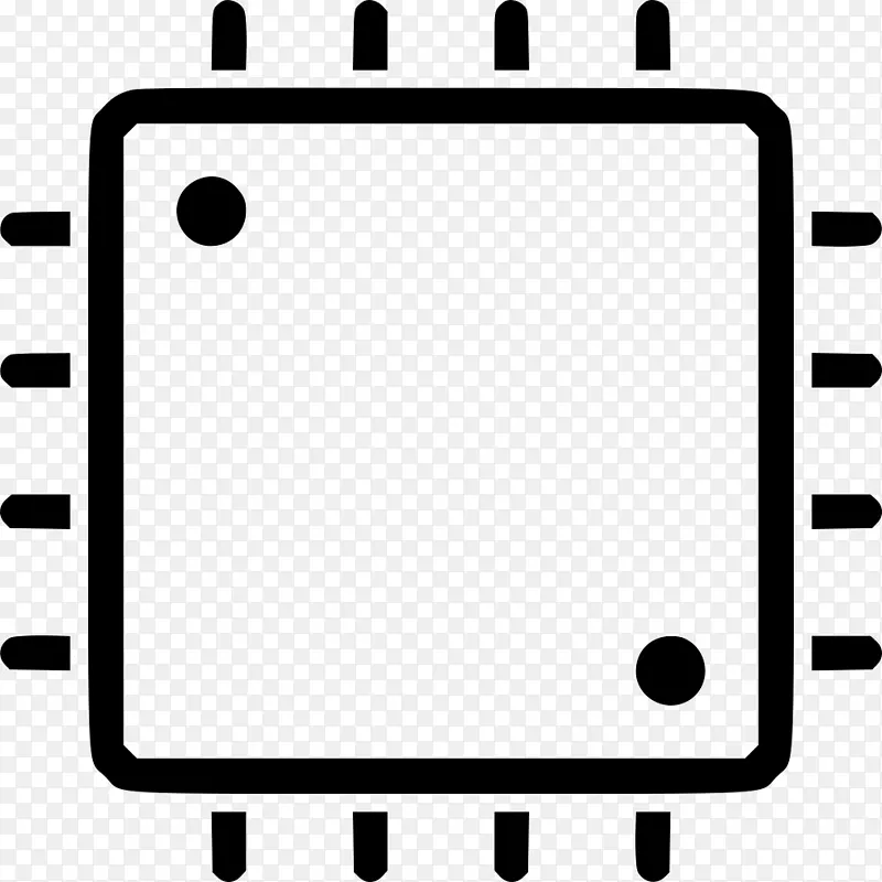 计算机图标中央处理单元多核处理器微处理器盒设计