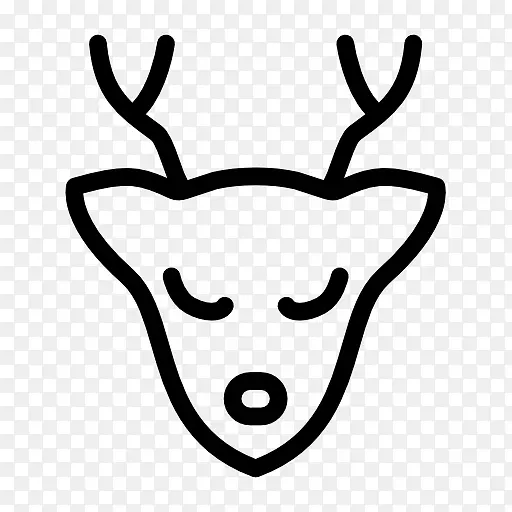驯鹿圣诞老人圣诞电脑图标剪辑艺术驯鹿