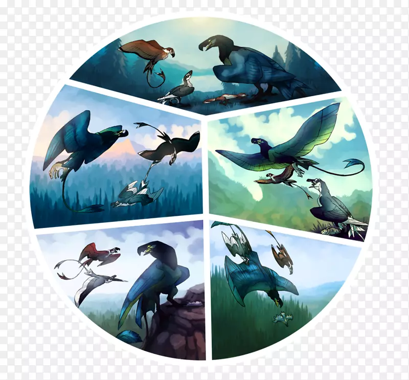 海豚动物群海洋生物-海豚