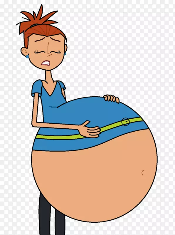 身体膨胀拇指艺术怀孕人体-怀孕