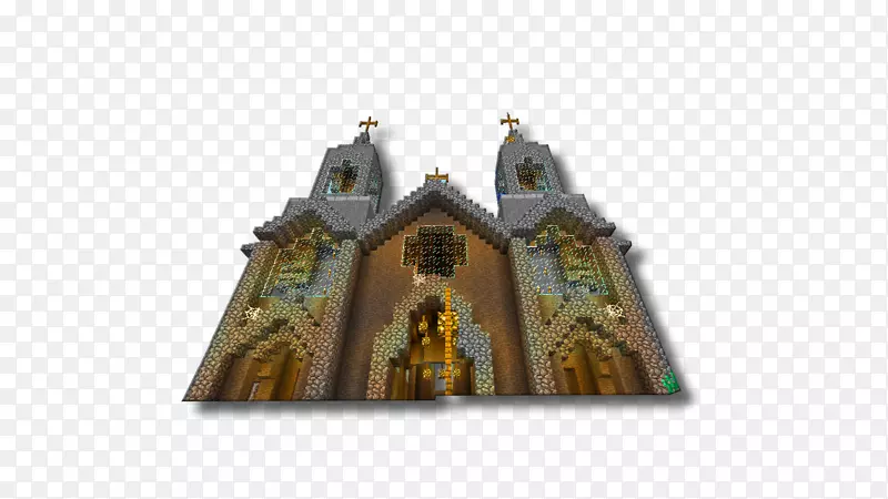 中世纪建筑教堂立面-大教堂