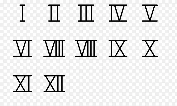 古罗马数字系统编号罗马帝国钟