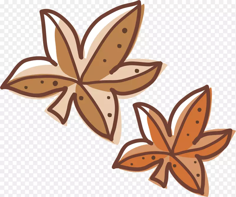 卡通植物蝴蝶设计