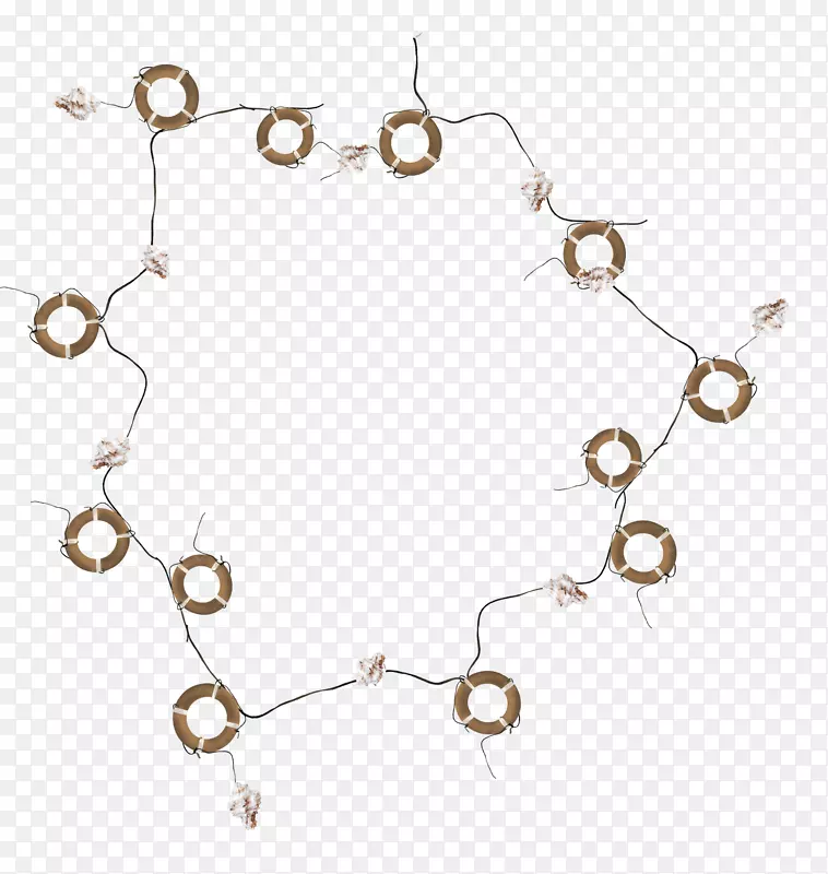 耳环花环和吊坠项链，手镯花环.花环设计