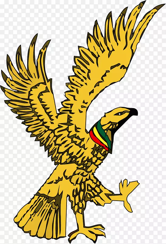 加纳秃鹰喙线艺术剪贴画-鹰