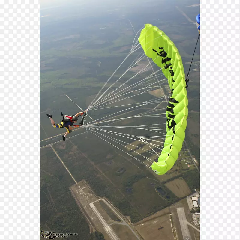 悬挂滑翔降落伞动力滑翔伞降落伞