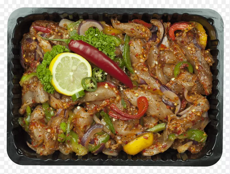 中东料理菜谱食物鸡指菜烹饪
