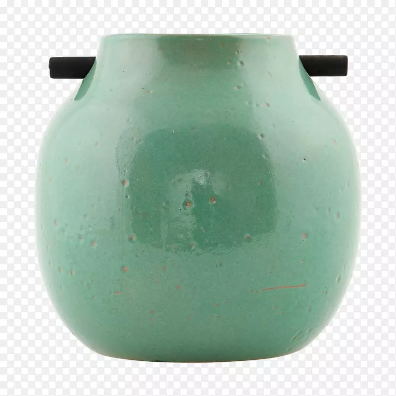 花瓶陶瓷木绿色陶器花瓶