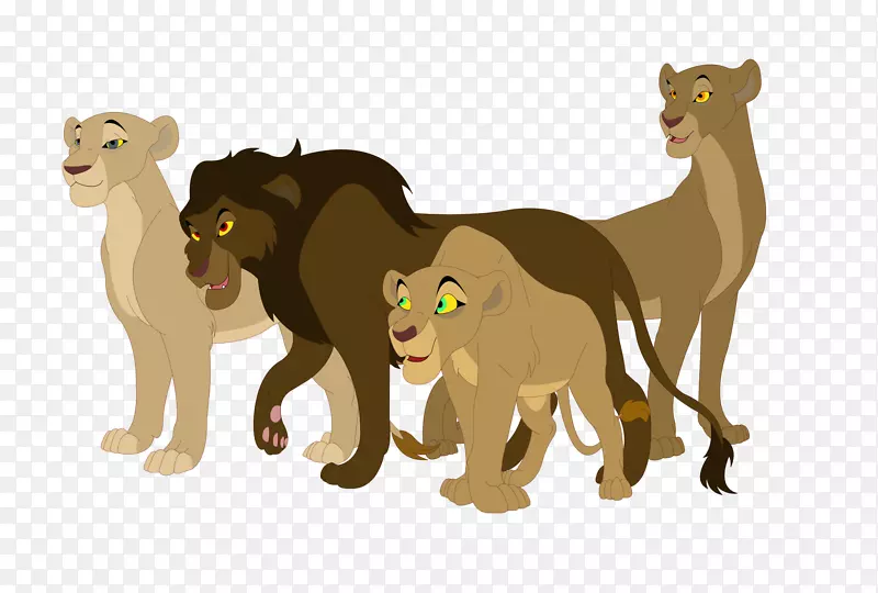 狮子，骆驼，猫，美洲狮，马-狮子