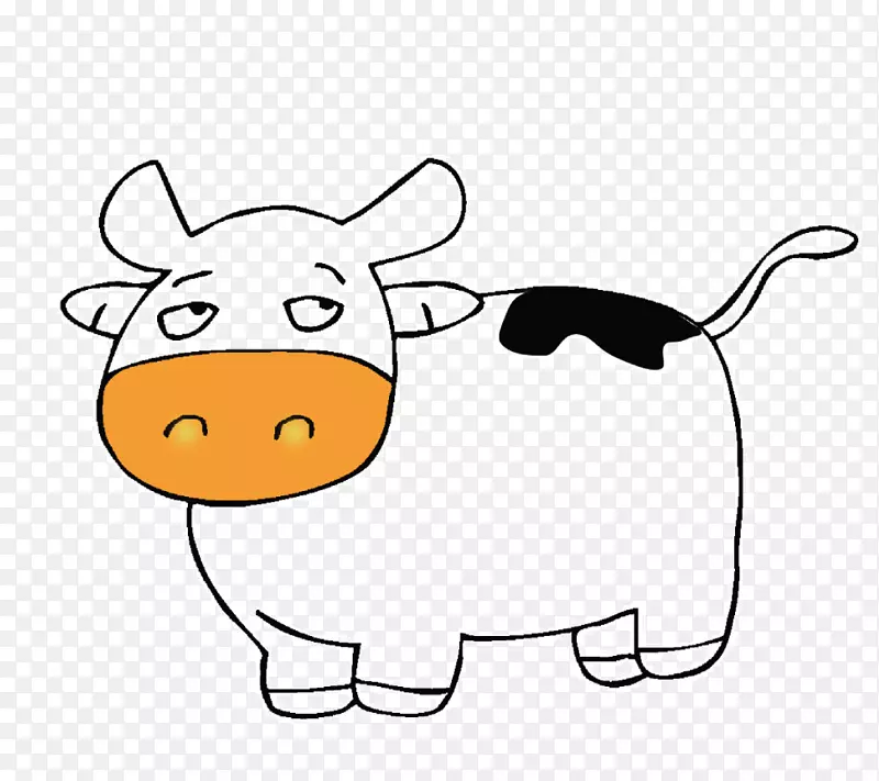 巴卡奶牛小牛设计