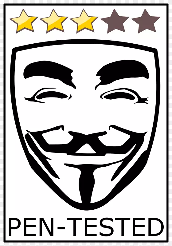 t恤匿名电脑图标家伙fawkes面具剪辑艺术t恤