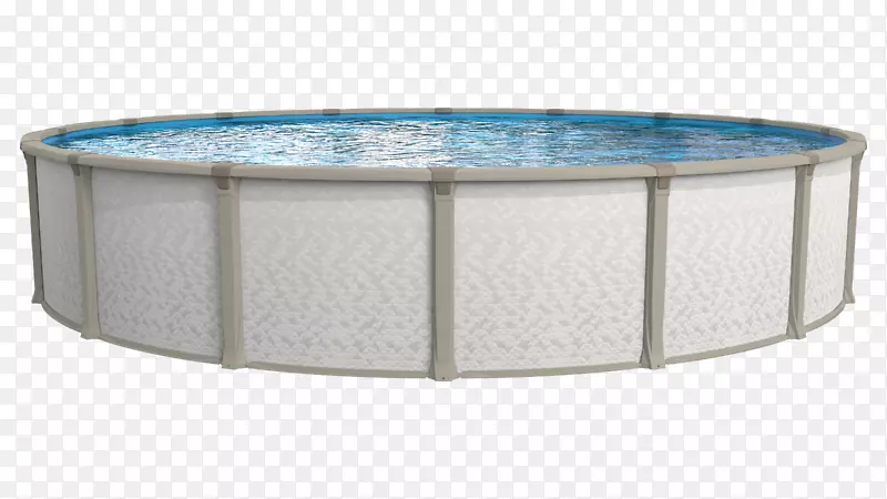 游泳池塑料椭圆角塑料花园游泳池