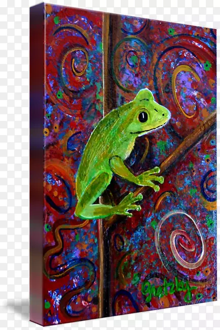 树蛙艺术-树蛙画
