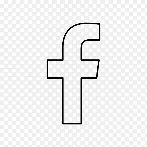 电脑图标社交网络-facebook