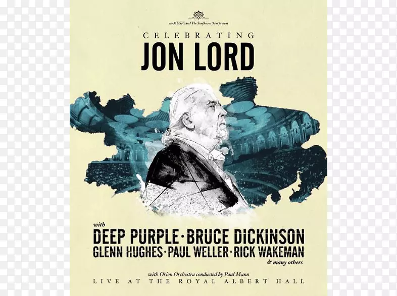 深紫色庆祝乔恩洛德：摇滚传奇专辑协奏曲为乐队和管弦乐队音乐家-深紫色标志