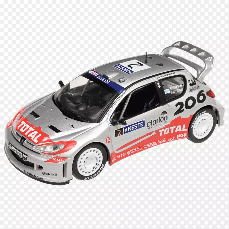 世界汽车拉力赛标致206 WRC车型-标致