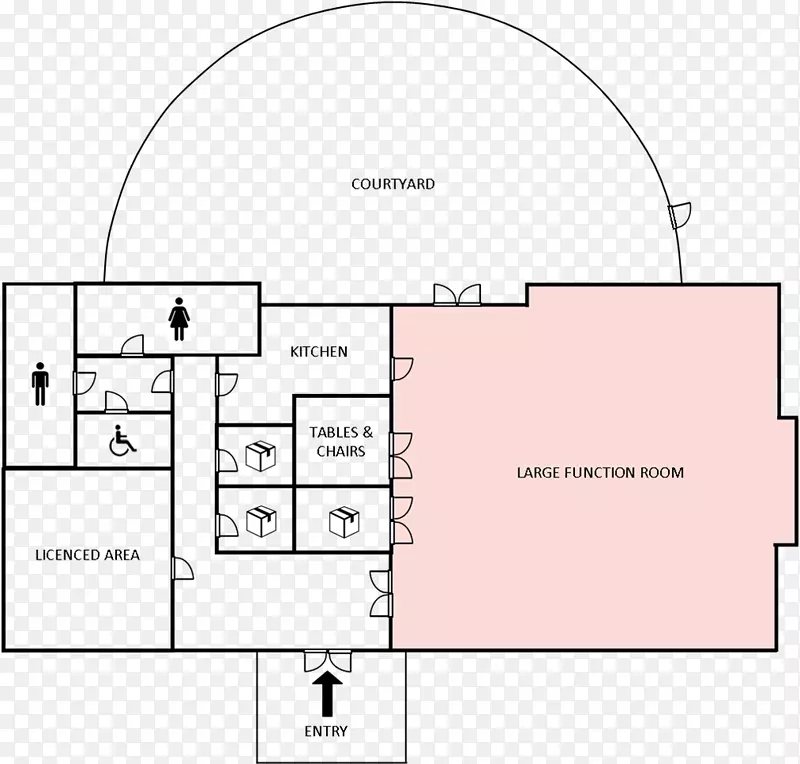 利物浦市政厅绿道公园社区中心平面图-公园楼