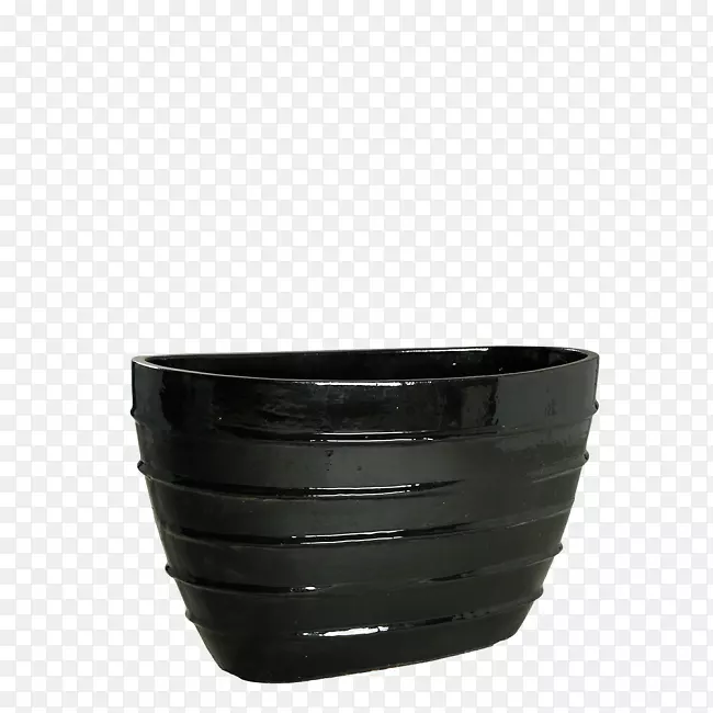 塑料花盆-黑色船