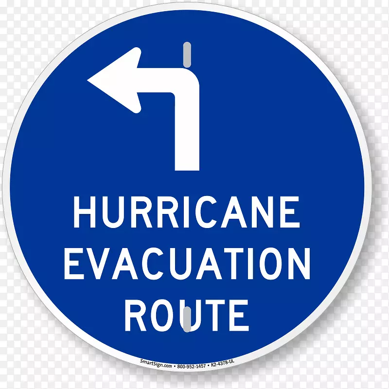 飓风疏散路线紧急疏散品牌标识-道路