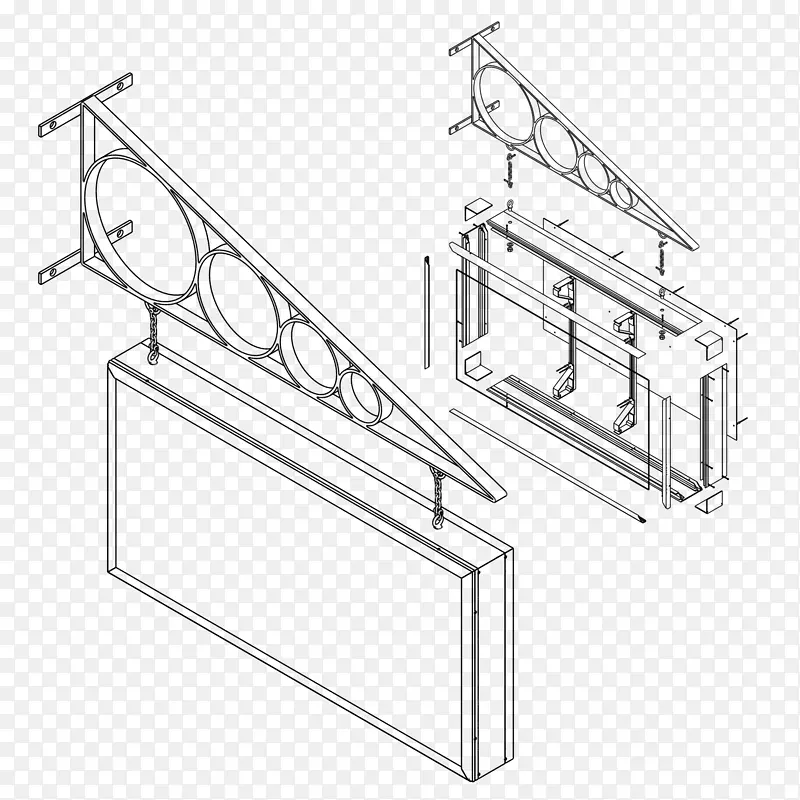 Lightbox技术绘图标牌-一页小册子