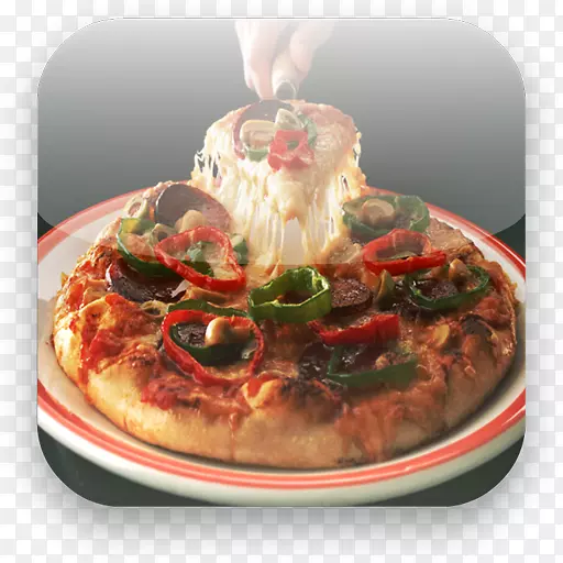 西西里披萨芝士食物西西里菜披萨