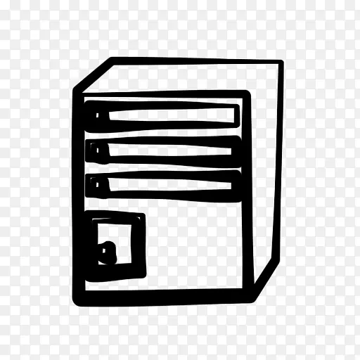 计算机服务器计算机图标剪贴画.计算机