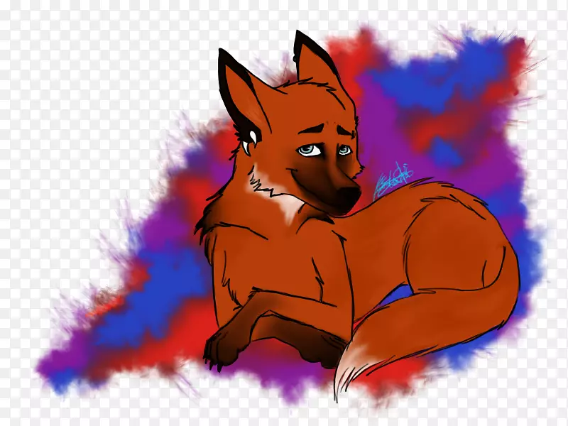 狐狸狗卡通鼻子-狐狸