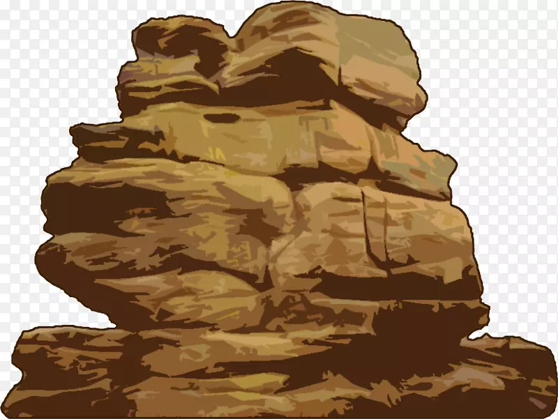 火成岩地球圈二维计算机图形学.岩石叠加