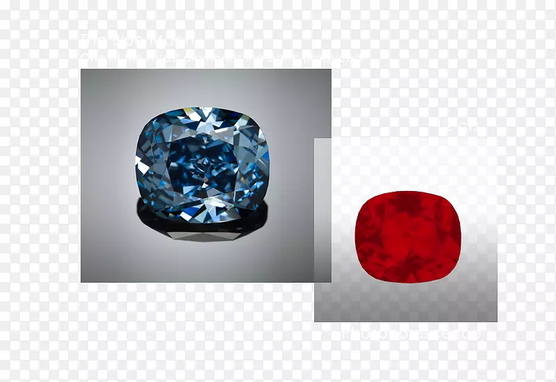 蓝宝石摄政王钻石，泰弗尼尔蓝，精练钻石-蓝宝石