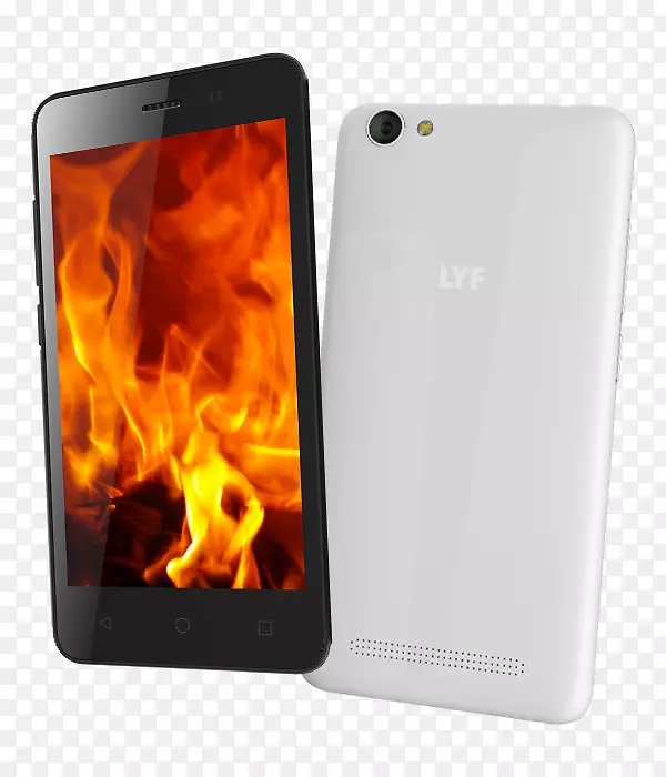 LTE 4G-智能手机上的Lyf Jio智能手机语音