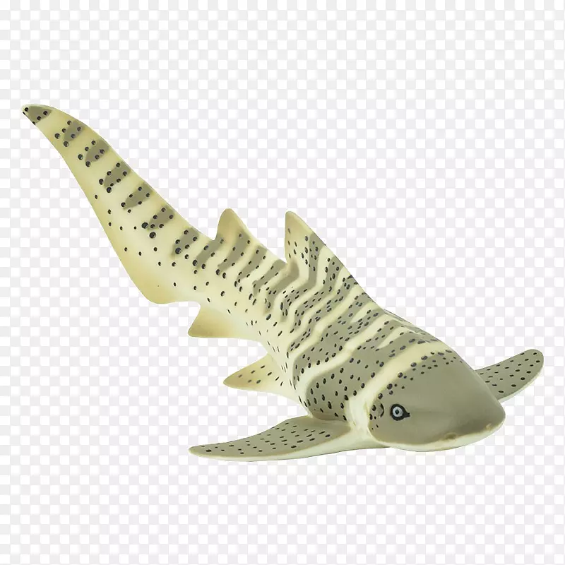 斑马鲨动物雕像玩具鲨鱼