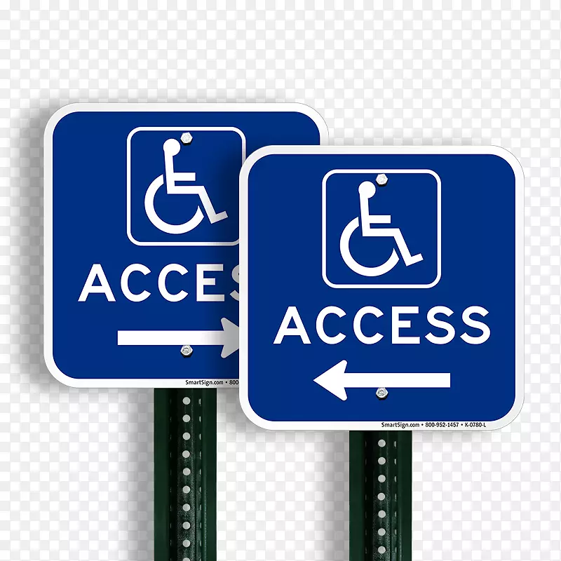停车场泊车位伤残泊车许可证标志残疾泊车标志